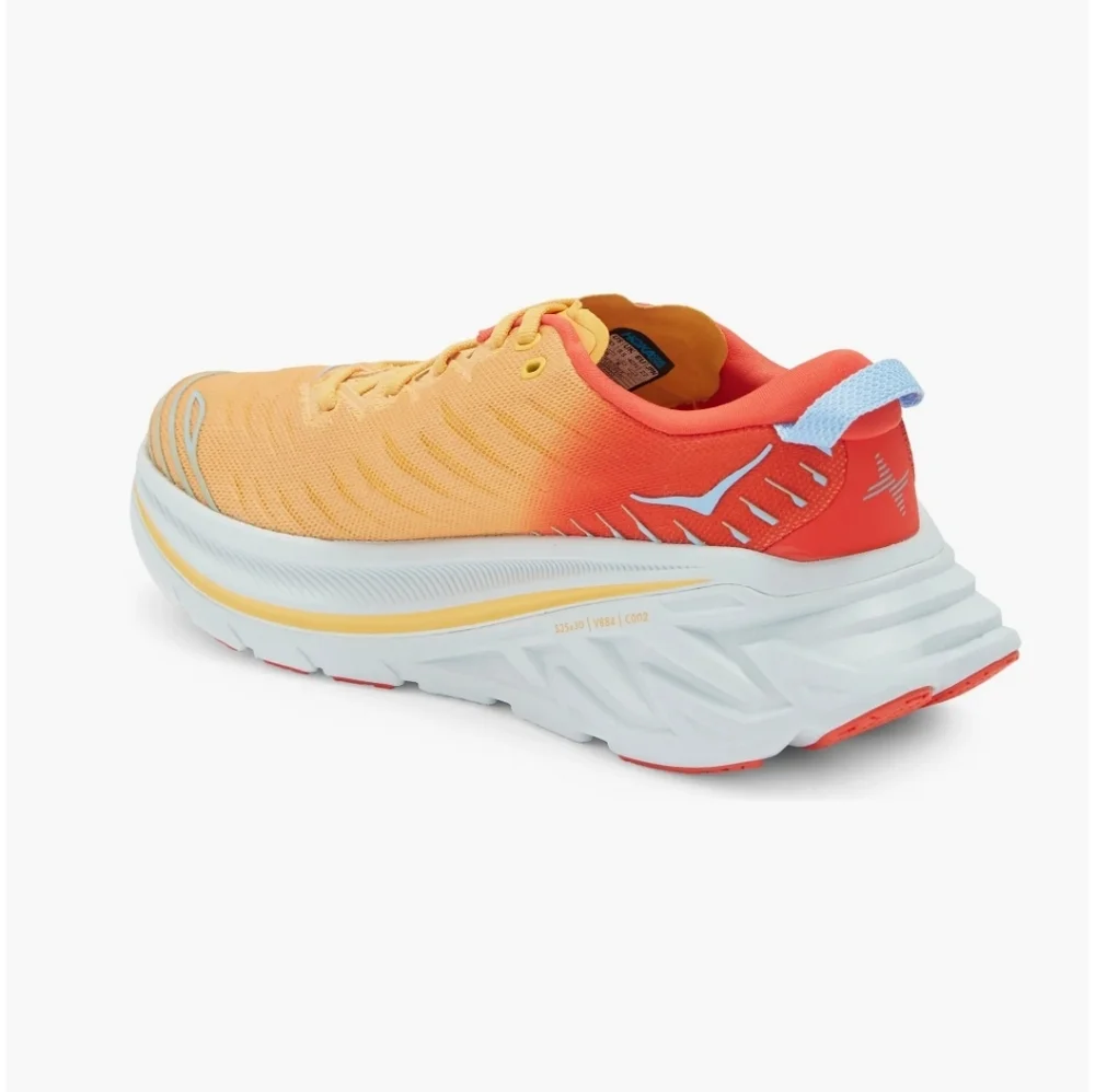 HOKA Bondi X Men's Running Shoe Fiesta/Amber Yellow - Picture 2 of 7